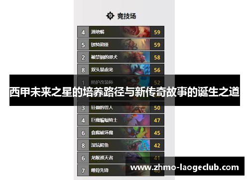 西甲未来之星的培养路径与新传奇故事的诞生之道